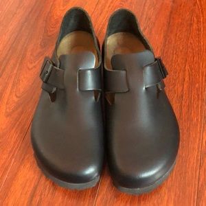 Birkenstock London Soft Footbed Hunter Blk Leather